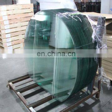 tempered glass price low flat bend panel