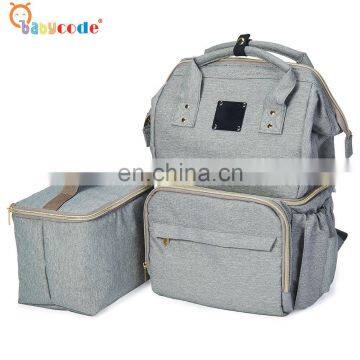 factory wholesale OEM polyester stylish mama diaper shoulder bag