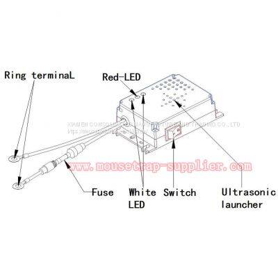 Ultrasonic Car Vehicle Vibration Induction Rodent Rat Animal Deterrent Mouse Repeller photo-2