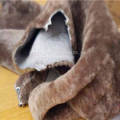 Natural Lambskin Eco-tan 100% Real Australian Shearling Sheepskin Shoe Lining photo-3