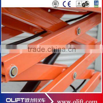 Four Wheels Mini Mobile Scissor Platform Lift From China photo-3