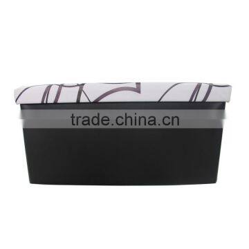 Separate Foldable Storage Ottoman With Lid