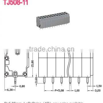 Competitive Screwless Spring Terminal Block with CE UL TJ508-11
