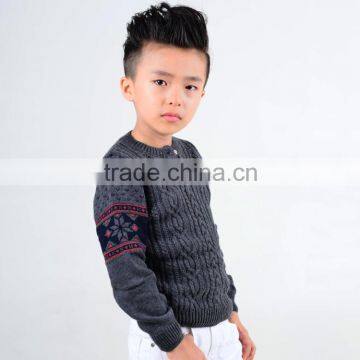 Winter heavy weight pullover sweater for boys