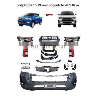 FRONT BUMPER AUTO Body Kits  PARTS for Toyota Hilux 2016 Revo Upgrade Revo 2021