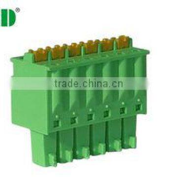 termin Block 3.50mm PCB Screwless Terminal Block With Plug Double Levels termin Block