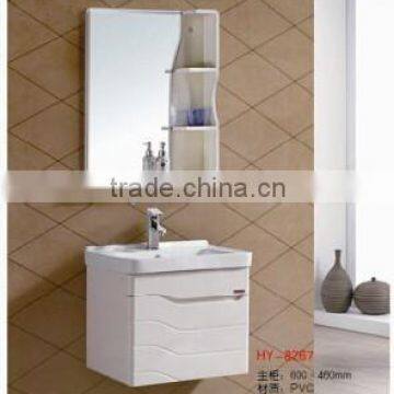 Elegant Design PVC vanity Bathroom cabinet with mirror