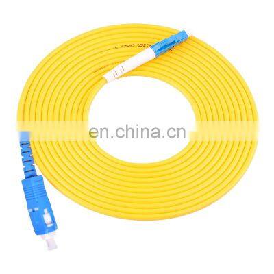 SC-LC fiber optic patch cord SM single fiber 9/125 2.0mm/3.0mm jumper cable SC UPC/LC UPC