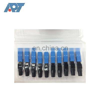 Высококачественный быстрый соединитель SC APC для оптических волокон FTTH, предназначенный для сборки на месте, с потерями на вставку менее 0,3 дБ photo-4