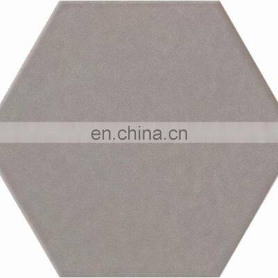 20x23 Dark Grey Non Slip Modern House Vinyl Hexagon Bathroom Flooring Tile and Wall Decoration photo-2