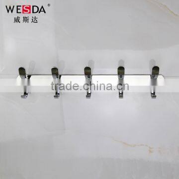 Bathroom Alloy Clothes Hook With Stainless Steel Sheets D026 photo-2