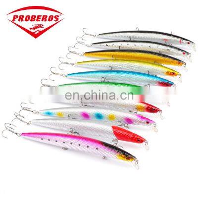 New fishing Minnow18.5cmLure24.5Gram10Color fishing gear6# Minnow Sinking Hard Fishing Lures