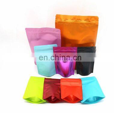 Factory Direct Sales Various Colors Health Assured Quality Assured Stand Up Pouch with Zipper