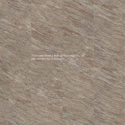 GKBM Greenpy MJ-S6012 Home Deco Fireproof Click Bright Chestnut Stone Composite SPC Flooring photo-2