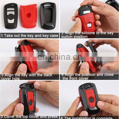 Customized Silicone Buttons Car Key Cover Case For FENGSHEN A30 Trumpchi GS8 photo-3