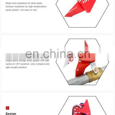 Durable Polypropylene Safety Adjustable Ball Valve Lockout photo-3