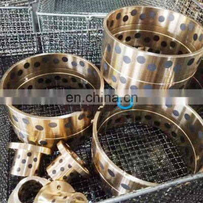 Customized JDB Oilless Bronze Graphite Bushing Flange Copper Bushing Copper for Sleeve Excavator Parts