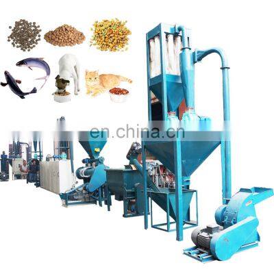 Chicken,dog,cat,cow,pig poultry feed pellet production line