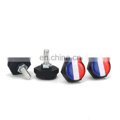 Metal Car License Plate Frame Screw Bolt Cap Cover Nuts