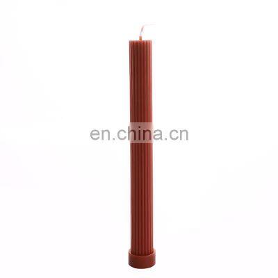 Wholesale Packaging Luxury Private Label Custom Handmade Colored Soy Wax Decorative Party Long Scented Candles photo-3