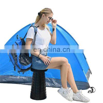 Outdoor Furniture Retractable Stool Chairs Portable Stool Lounge Folding Chair Camping Stool Foldable Convenient Fishing Chair