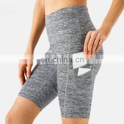 High Waist Stretchy Compression sports Training shorts for Women