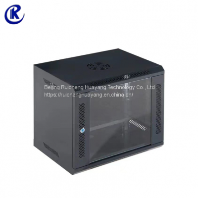 9u Network Cabinet Server Rack Wall Cabinet Switch Cabinet Weak Current Monitoring Thickened Tempered Glass Small Cabinet photo-5