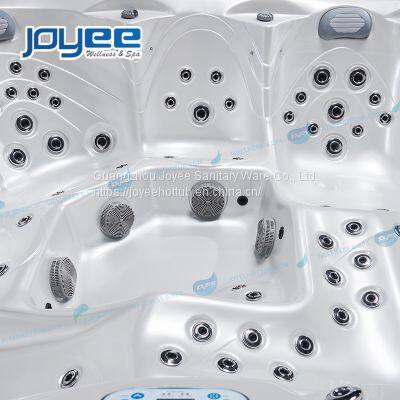 JOYEE OEM New Desgin Hydro Whirlpool Acrylic Balboa System Spa Tub With 5 Persons Hot Tub photo-4