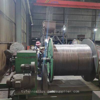 Calcium Silicon Ferro Alloy Cored Wire / CaSi Cored Wire / Silicon Calcium Cored Wire photo-5