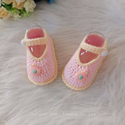 2024 Yanxi Brand Handmade Crocheted Cotton Baby Shoes With High Quality photo-4