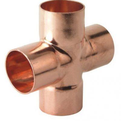 copper cross tee C x C x C x C, copper fitting, HVAC/R fittings, air conditioning fitting, copper tee