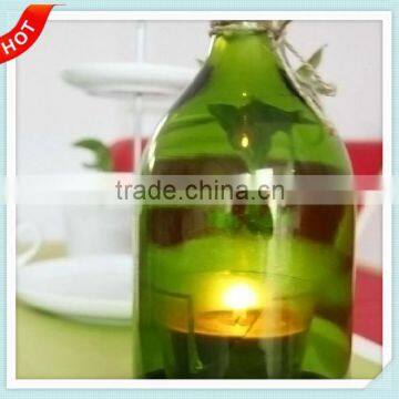 Tealight Candle Holder, Hanging Metal Bottle Lantern