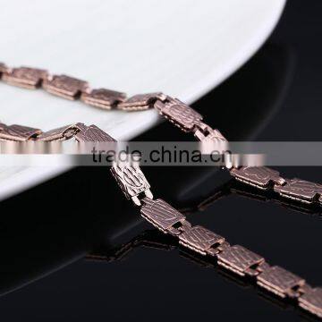 Manufacturer Direct Sale New Arrival Coffee Gold Plated Chunky Choker Statement Chain Necklace photo-3