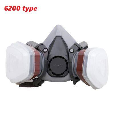 Half face type gas and dust mask