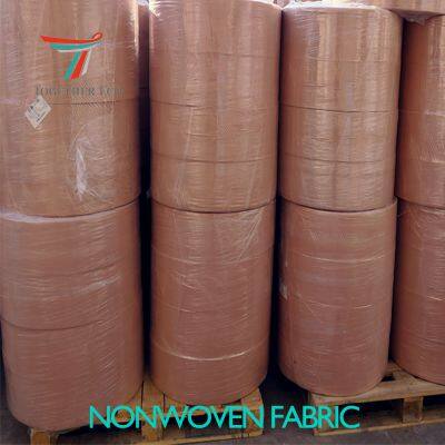 3ply KN95 Face Mask Material Anti-coronavirus Copper Ion (Cu+) Spunbond Non-woven Fabric Rolls Copper Oxide Non Woven Fabric photo-2