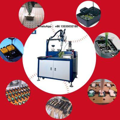 2-Part Epoxy Silicone Polyurethane Auto Glue Dispenser 3 Axis 2K AB Resin Machine China Manufacturing for Auto Potting
