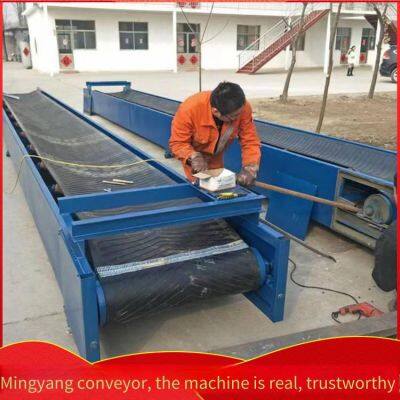 Mobile Climbing Belt Conveyor, Type 600 Pvc Express Conveyor, Nylon Rubber Conveyor Belt photo-2