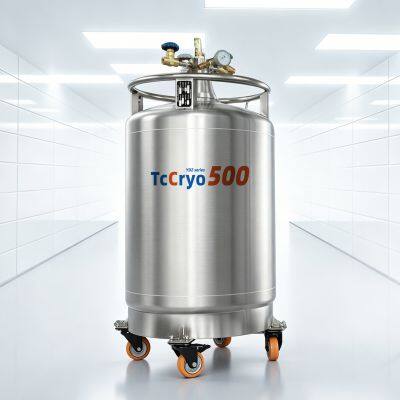 TcCryo YDZ-500 Liquid Nitrogen Refrigerator Stainless Steel Liquid Nitrogen Tank
