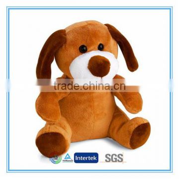 Brown color plush dog toy