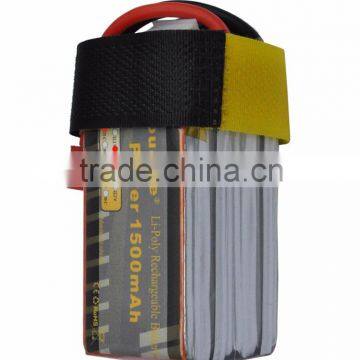 You&Me 4S 14.8V 1500mAh 25C Rechargeable Lithium Polymer Battery For Quadcopters RC Models photo-3