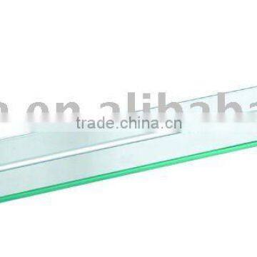 Aluminium fitting single glass shelf 600mm L0110-1