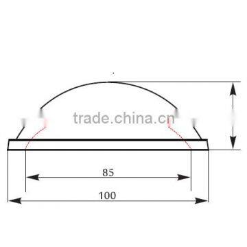 TDS-HB100 120 Degree 100mm 120W Led Glass Lens for Bay Light photo-2