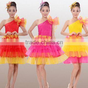 Factory in-stock Modern dance costume bubble dress Christmas Dance Costumes