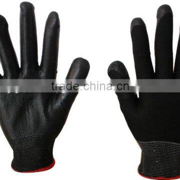 Nitrile coated glove,safety gloves nitrile coated with 13gauge(provide more protection)