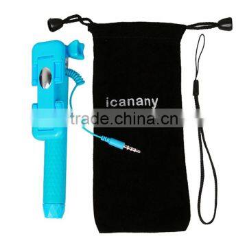 Factory Directly Selfie Stick With Jack Cable ,Pen Size Super Mini Selfie Stick Mini Pod for Cellphone
