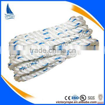 twist nylon pp dock line rope for ship and boat