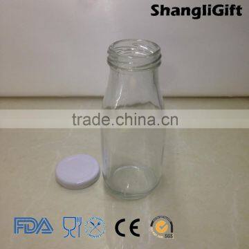 300ml Juice Bottle Glass Water Bottle Glass Milk Bottle With Screw Lid photo-2