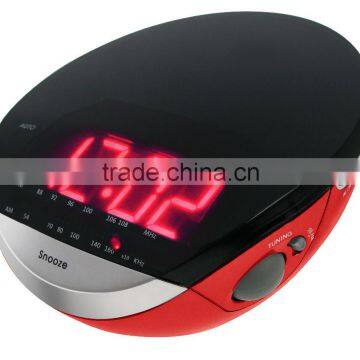 Decor Wide Screen LED Digital Alarm Clock PLL Radio