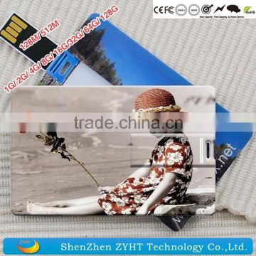 cheapest business card promotion usb flash drive 500mb