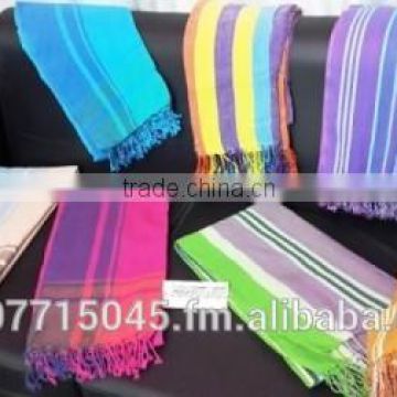 Cotton Kikoi Kikoy Fouta Peshtemal Sarong Beach Wear Wholesale Towel